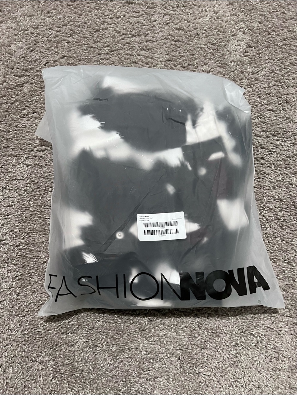 Fashion Nova Brown & White Cheyenne Cargo Jeans - Picture 8 of 9